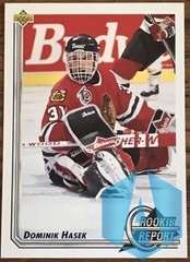 1992-93 Upper Deck Rookie Report Dominik Hasek Chicago Blackhawks #366